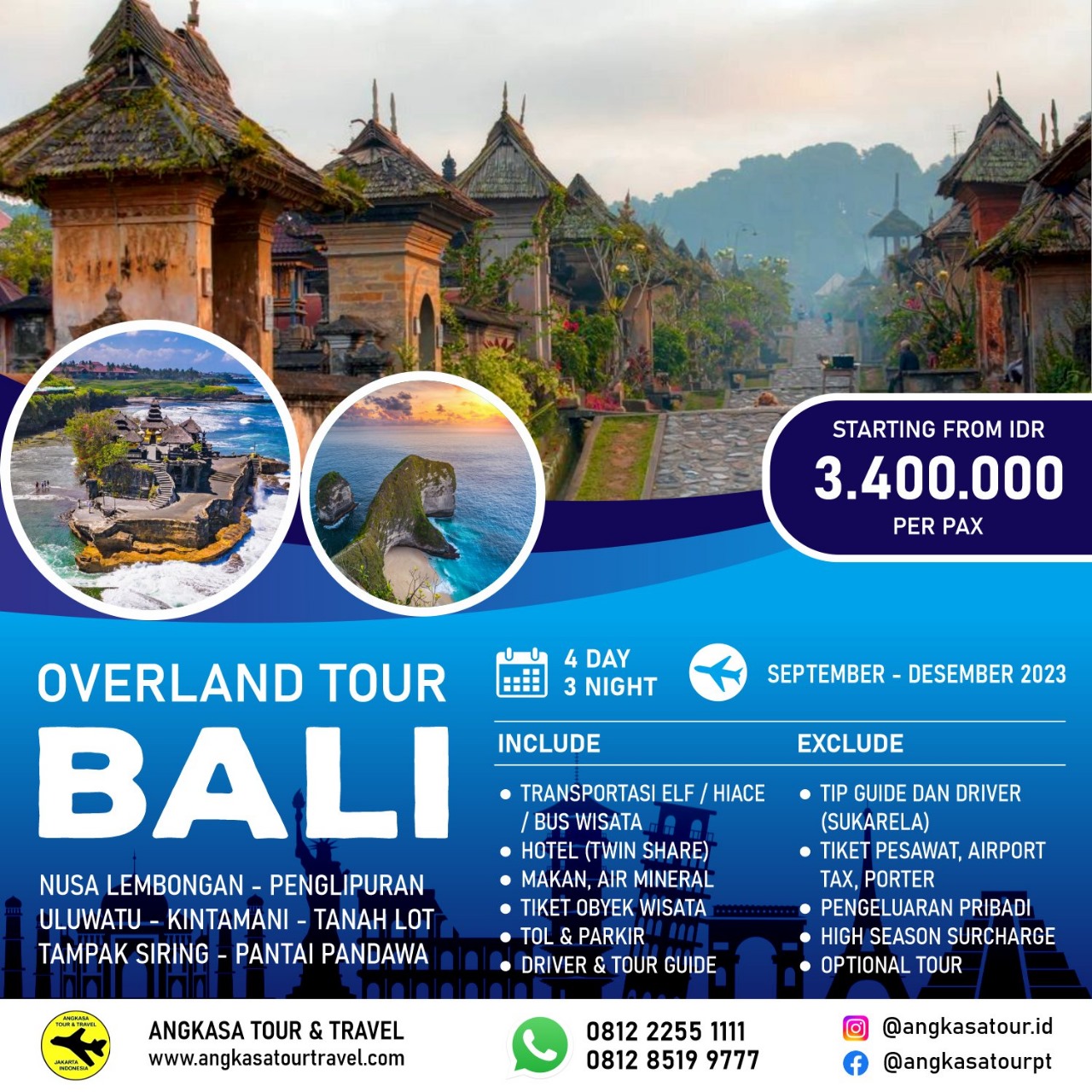 Tour Bali 4 Hari 3 Malam 2024 - Opt.13